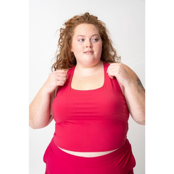 NWOT Alder x Chaco Women's Racerback Tank Top (Plus Size) Size 4X Color Berry - Picture 2 of 12